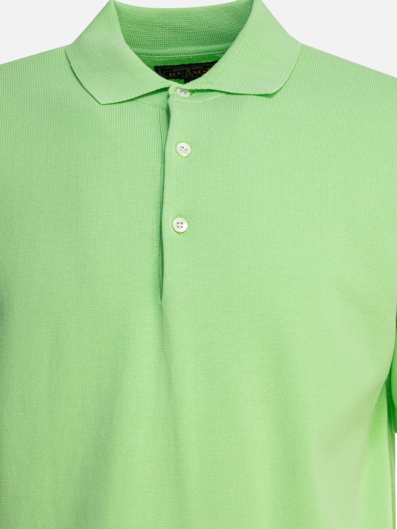 Beams Plus &quot;12G&quot; polo shirt 14334799_S Green thumbnail_3