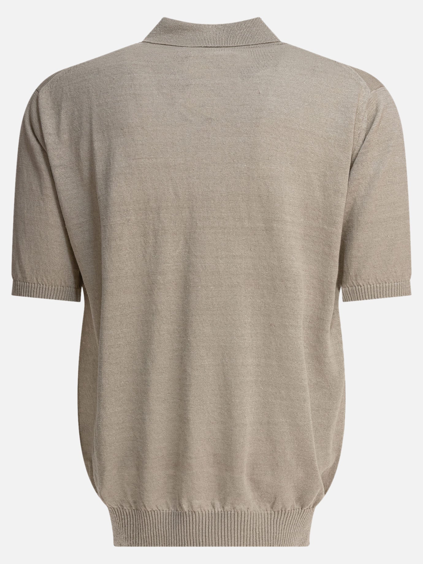 Beams Plus Hemp polo shirt 17150047_S Grey thumbnail_2