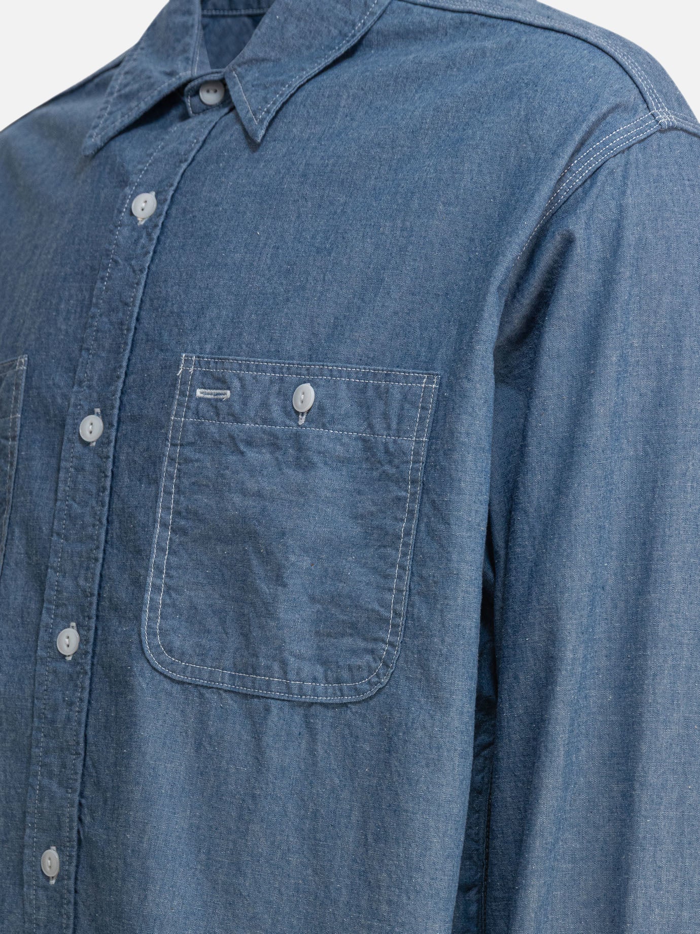 Casual shirts Denim  Blue - Beams Plus Men | PDP | VIETTI Online Store | thumbnail_4