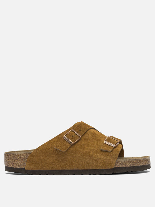 Slides 100% suede - 100% EVA  Brown - Birkenstock Men | PLP | VIETTI Online Store 
