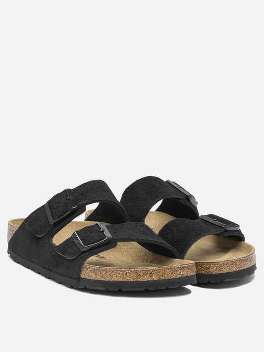 Slides 100% suede - 100% EVA  Black - Birkenstock Men | PLP | VIETTI Online Store | 2
