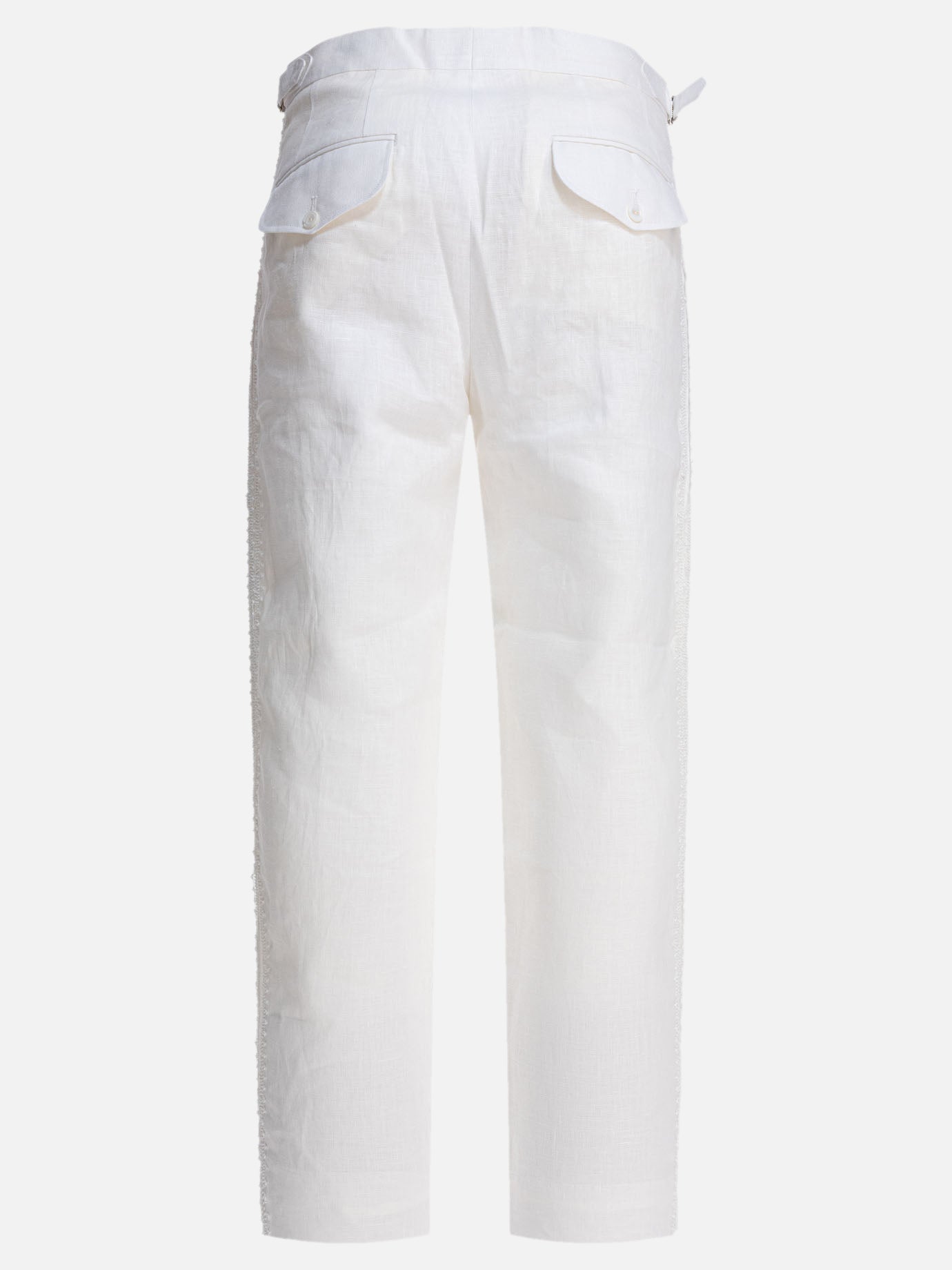 Leisure trousers Solid colour  White - Bode Men | PDP | VIETTI Online Store | Zoom-Modal_2
