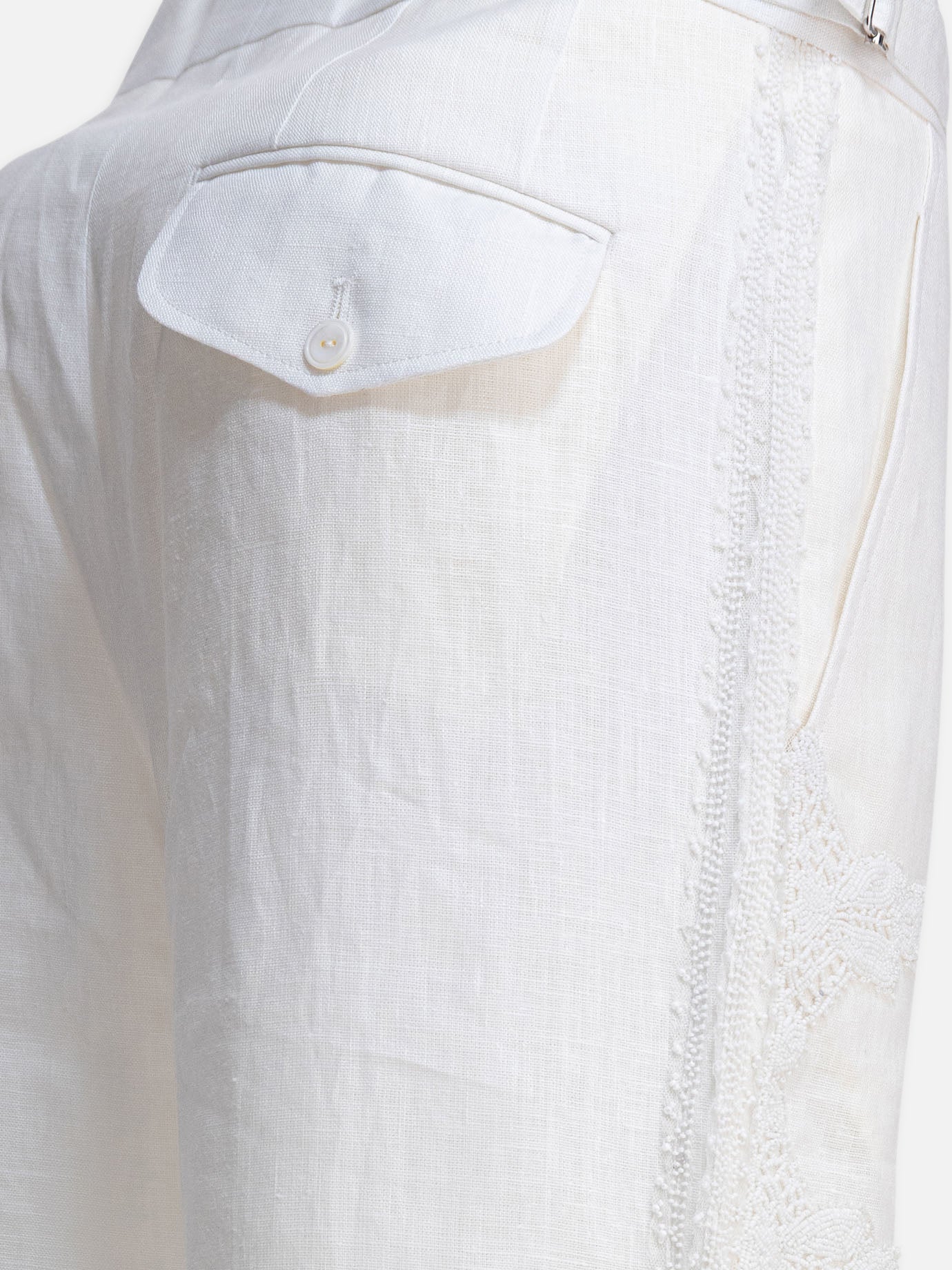 Leisure trousers Solid colour  White - Bode Men | PDP | VIETTI Online Store | Zoom-Modal_4
