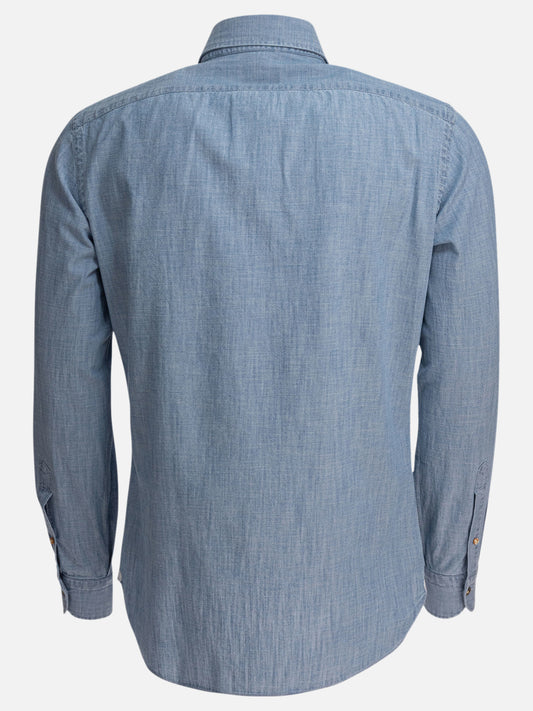 Casual shirts Solid colour  Light blue - Borriello Men | PLP | VIETTI Online Store | 2
