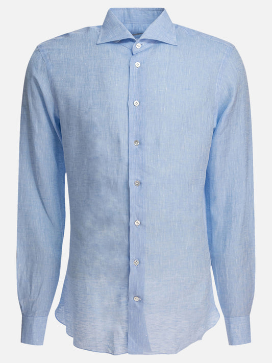 Casual shirts Solid colour  Light blue - Borriello Men | PLP | VIETTI Online Store 
