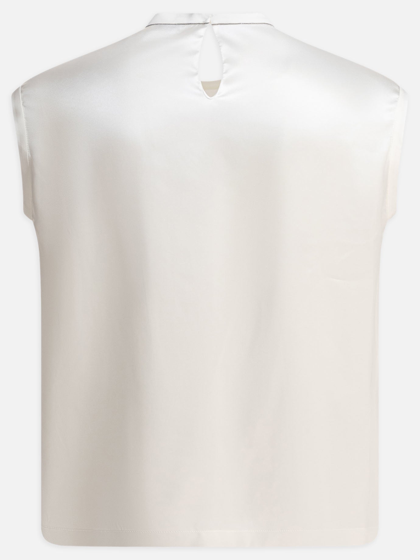 Blouses Solid colour  White - Brunello Cucinelli Women | PDP | VIETTI Online Store | thumbnail_2