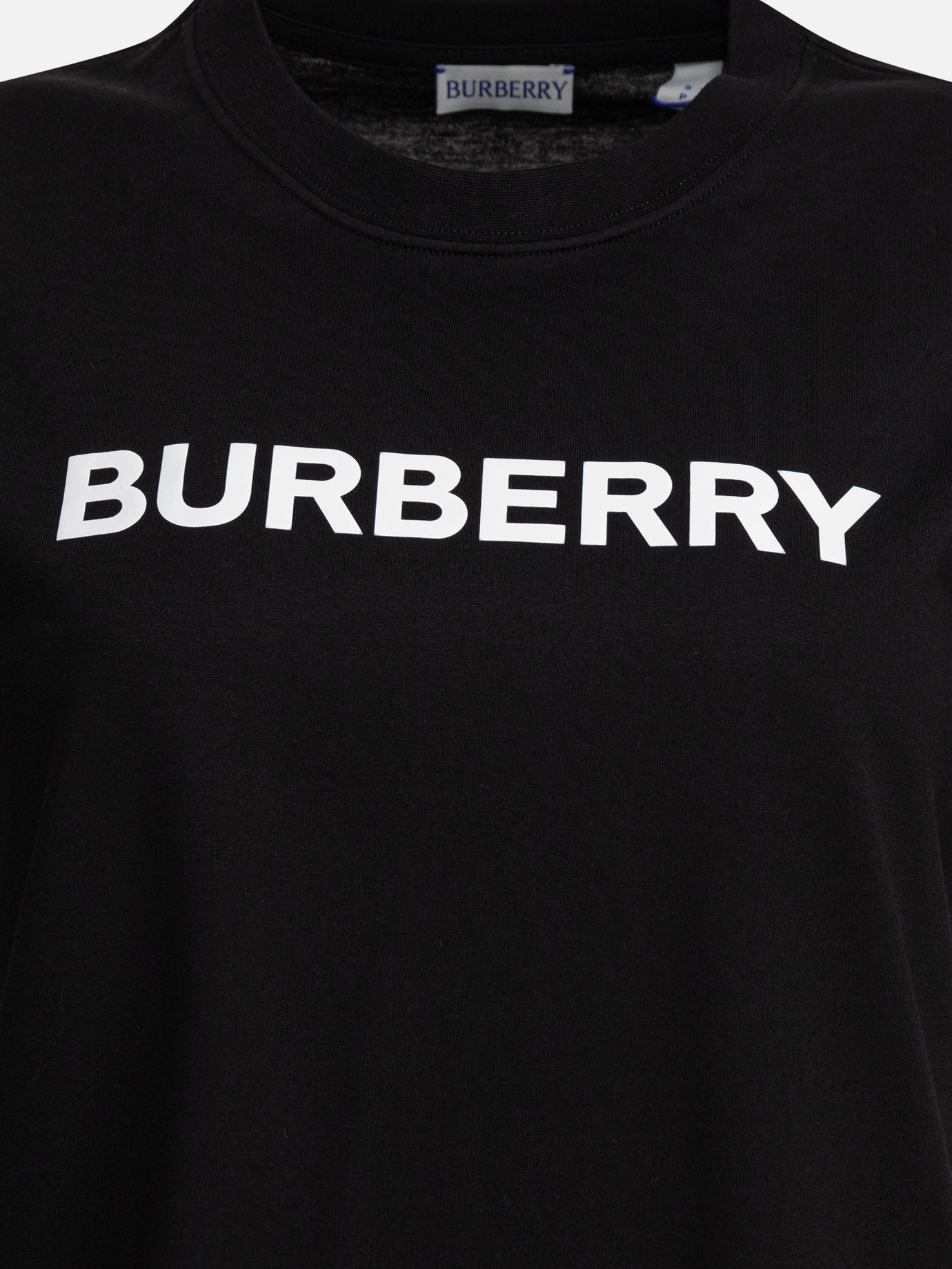 Burberry Crew-neck T-shirt with logo 14763272_XS Black thumbnail_3