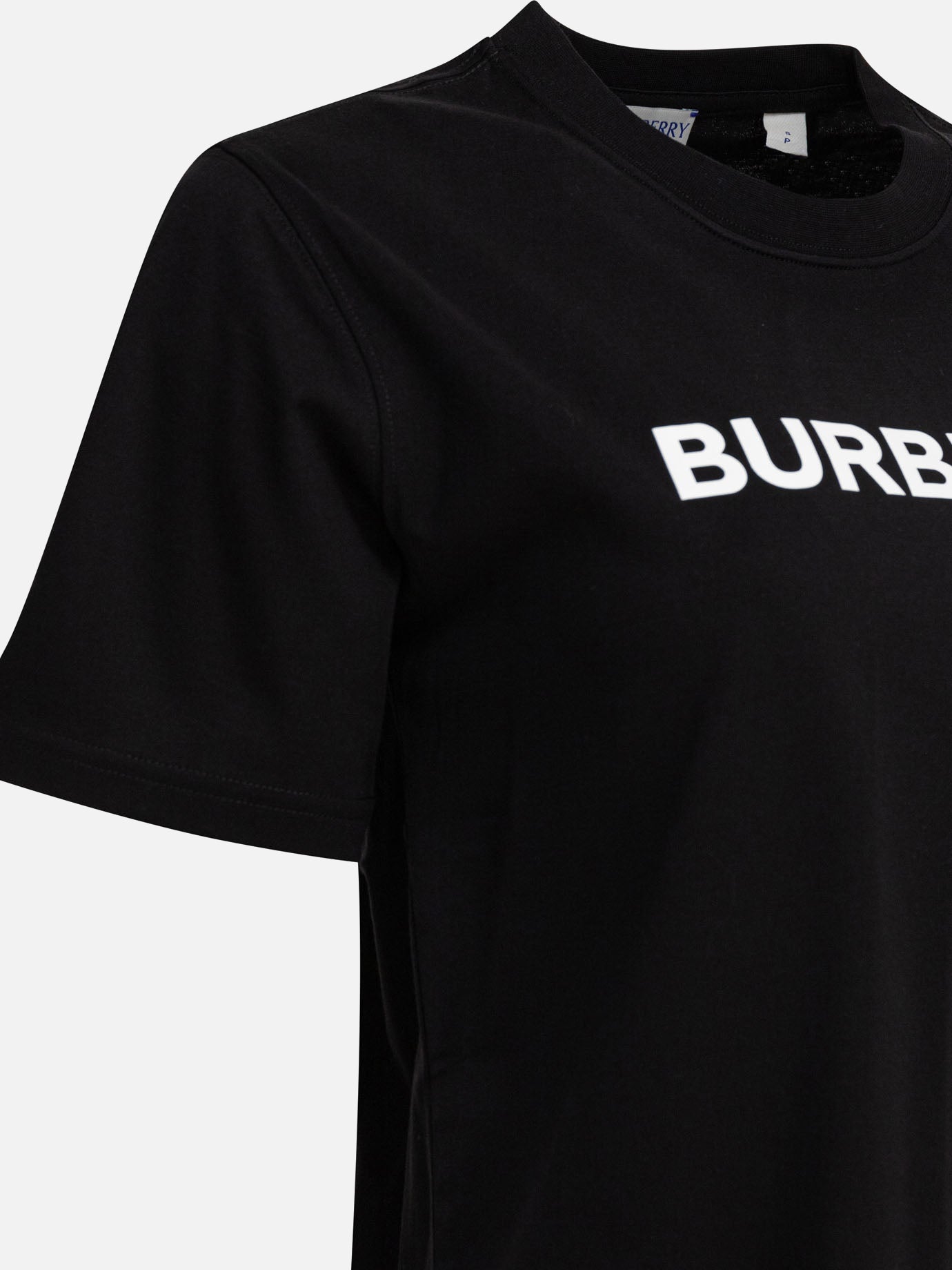 Burberry Crew-neck T-shirt with logo Black