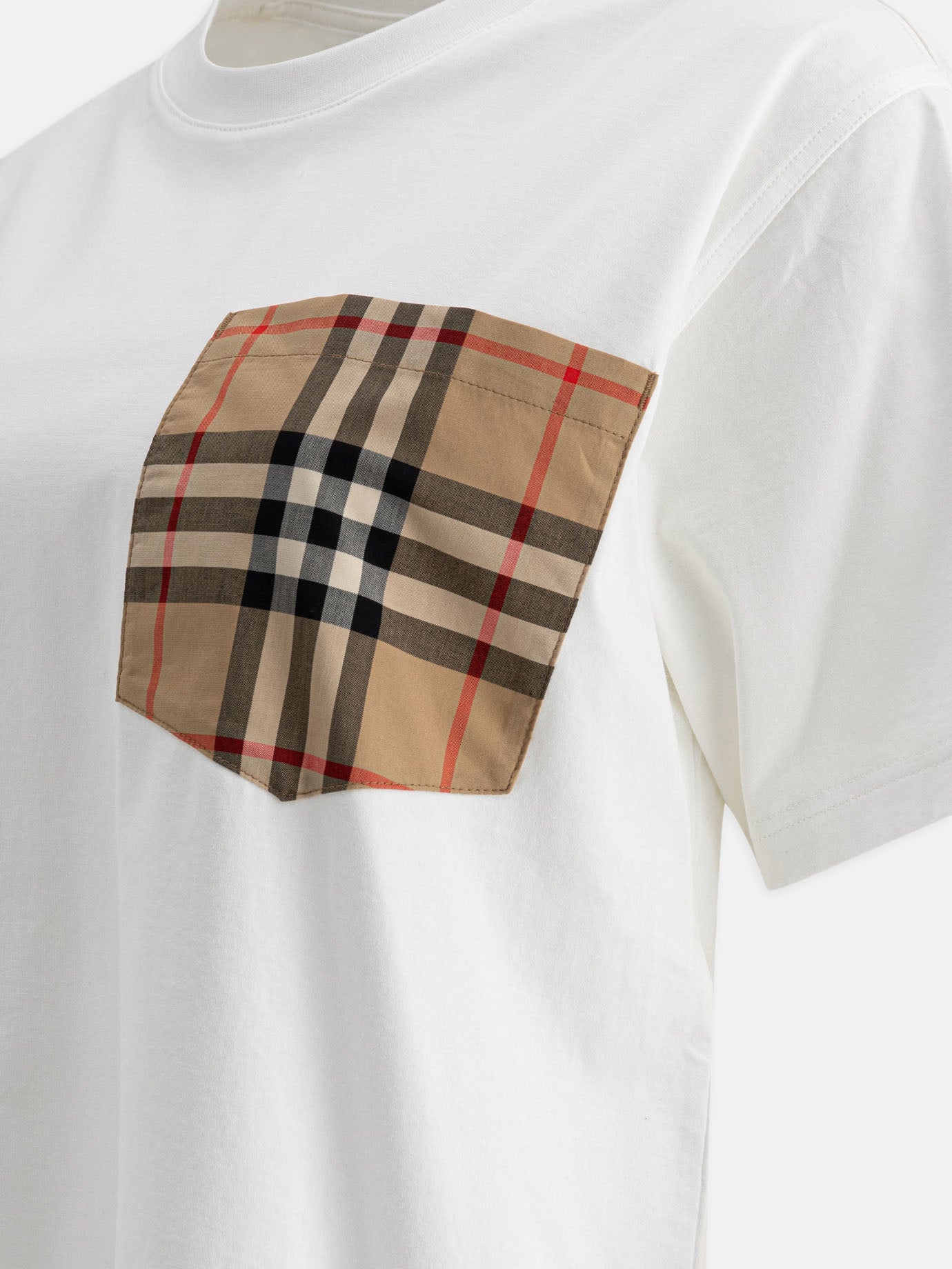 Burberry Cotton crew neck T-shirt 11625183_XS White thumbnail_4