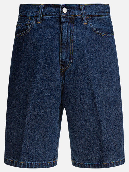 Five pockets shorts Denim  Blue - Carhartt WIP Men | PLP | VIETTI Online Store 
