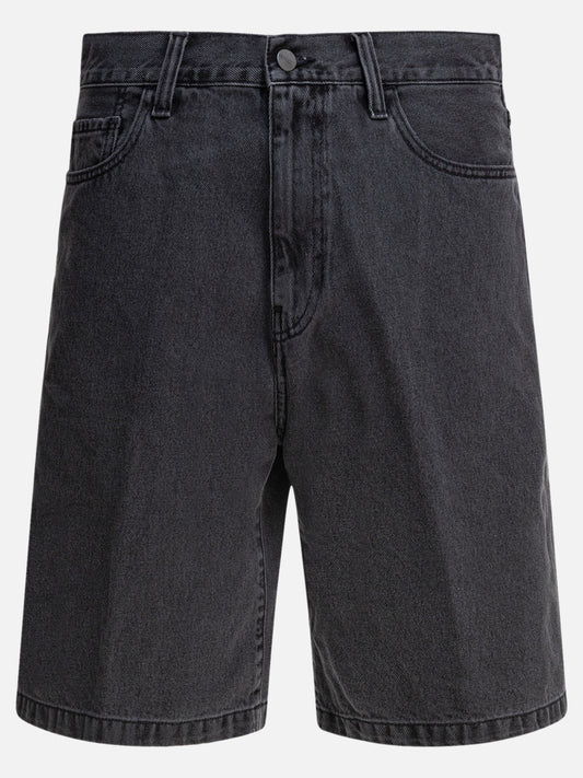Five pockets shorts Denim  Black - Carhartt WIP Men | PLP | VIETTI Online Store 
