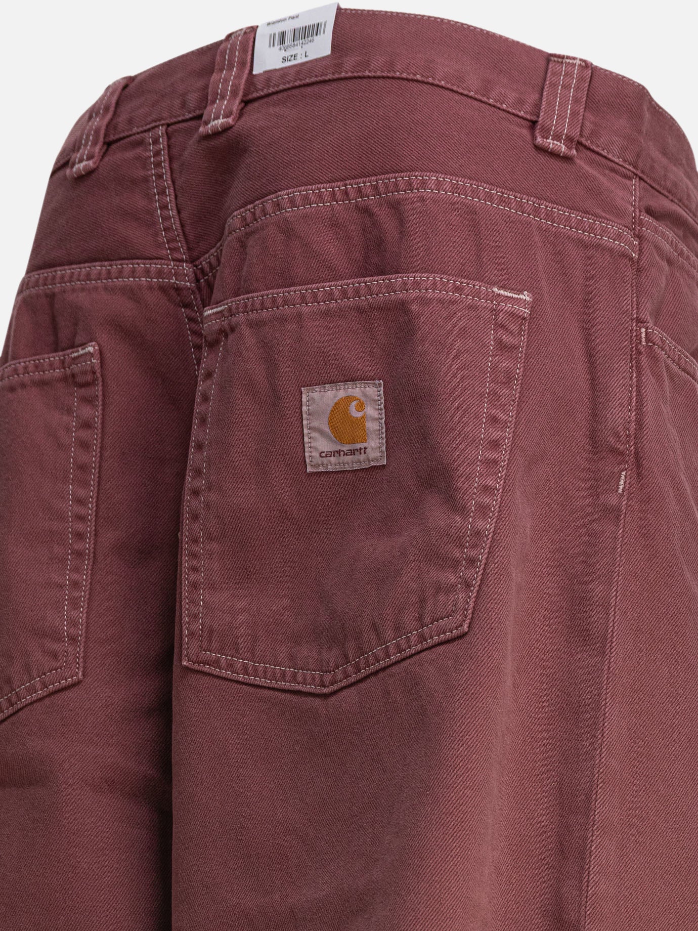 Wide-leg jeans Solid colour  Bordeaux - Carhartt WIP Men | PDP | VIETTI Online Store | Zoom-Modal_4

