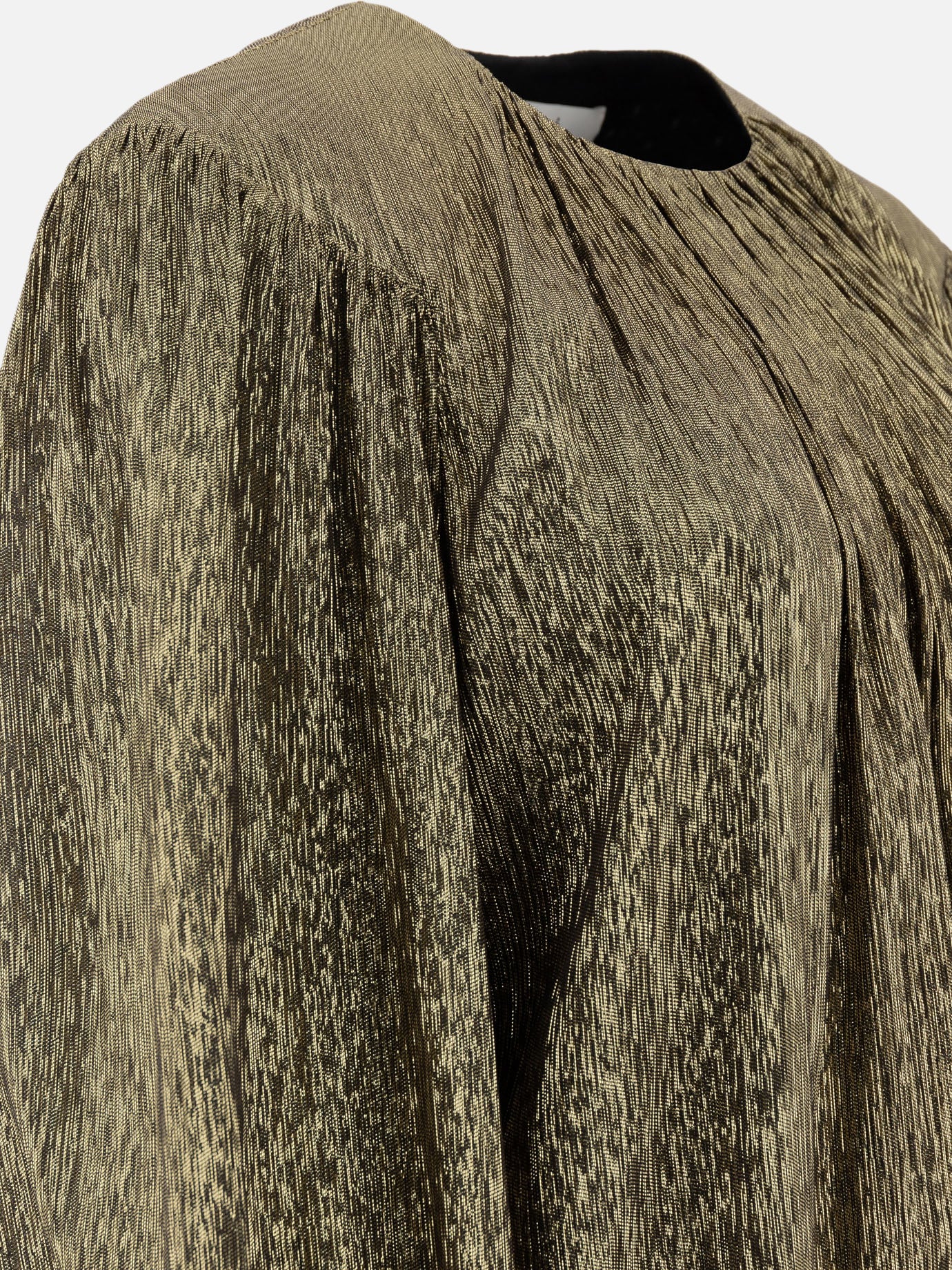 Mini dresses Solid colour  Gold - Chloé Women | PDP | VIETTI Online Store | thumbnail_4