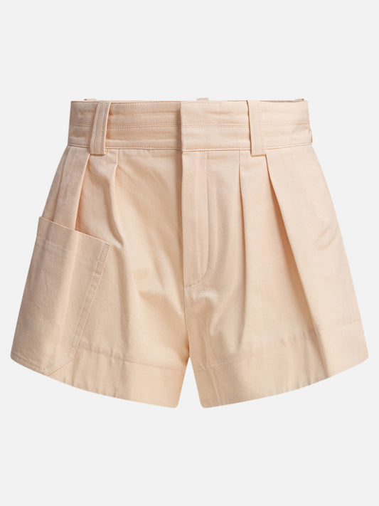 Chloé High-rise mini shorts 16569518_36 Pink 1