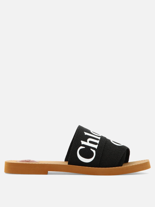 Chloé "Woody" sabot 18408253_36 Black 1