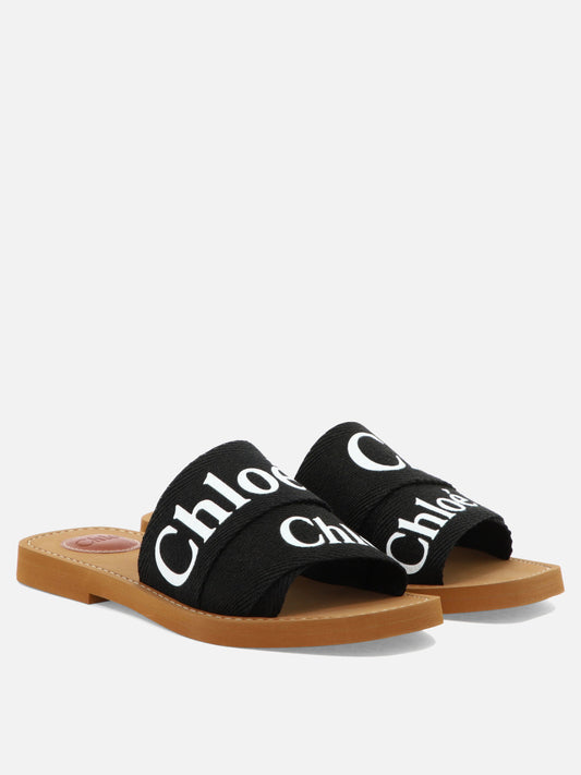 Chloé "Woody" sabot 18408253_36 Black 2