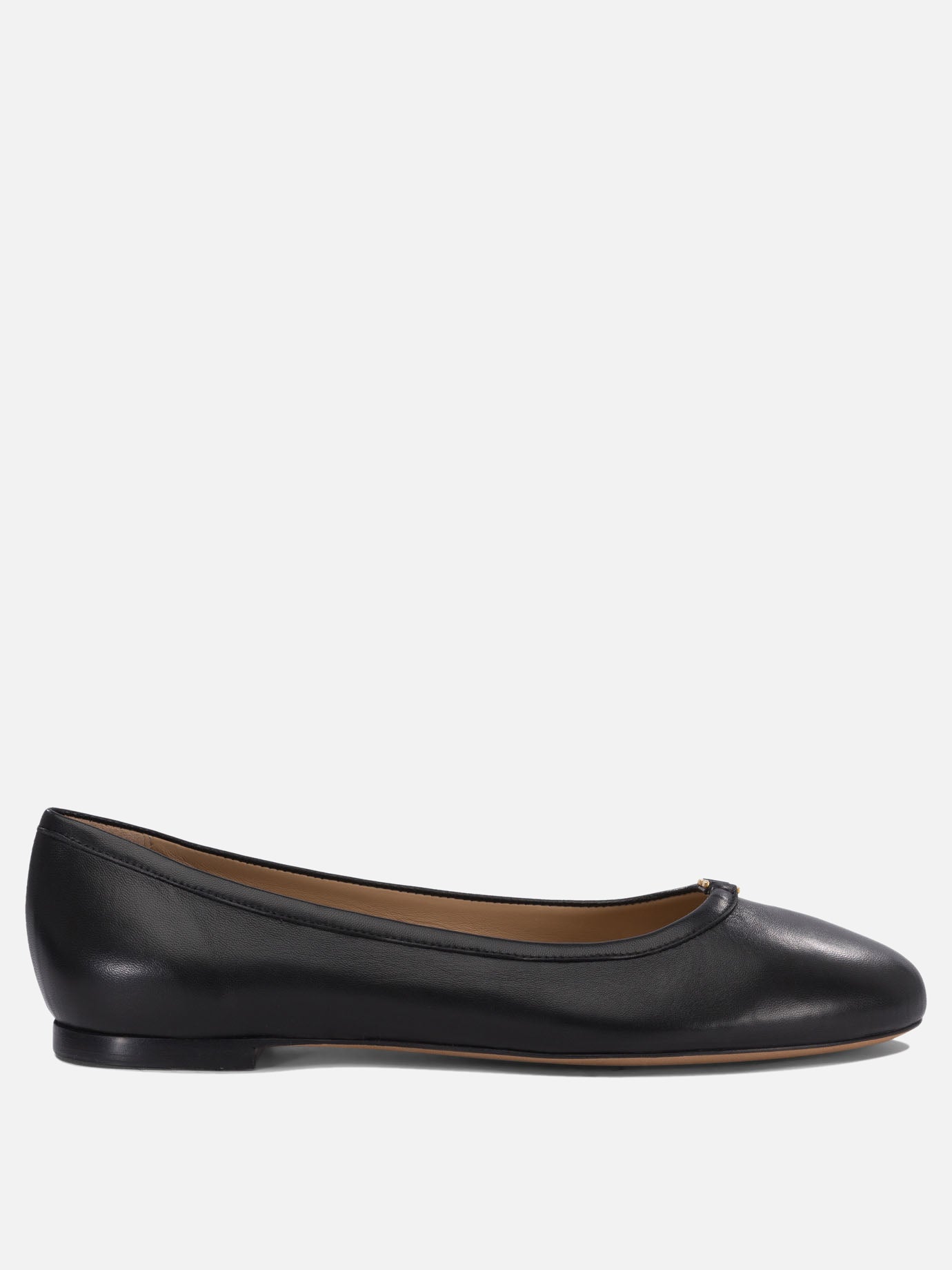 Classic ballet flats 100% leather - 100% leather  Black - Chloé Women | PDP | VIETTI Online Store | Zoom-Modal
