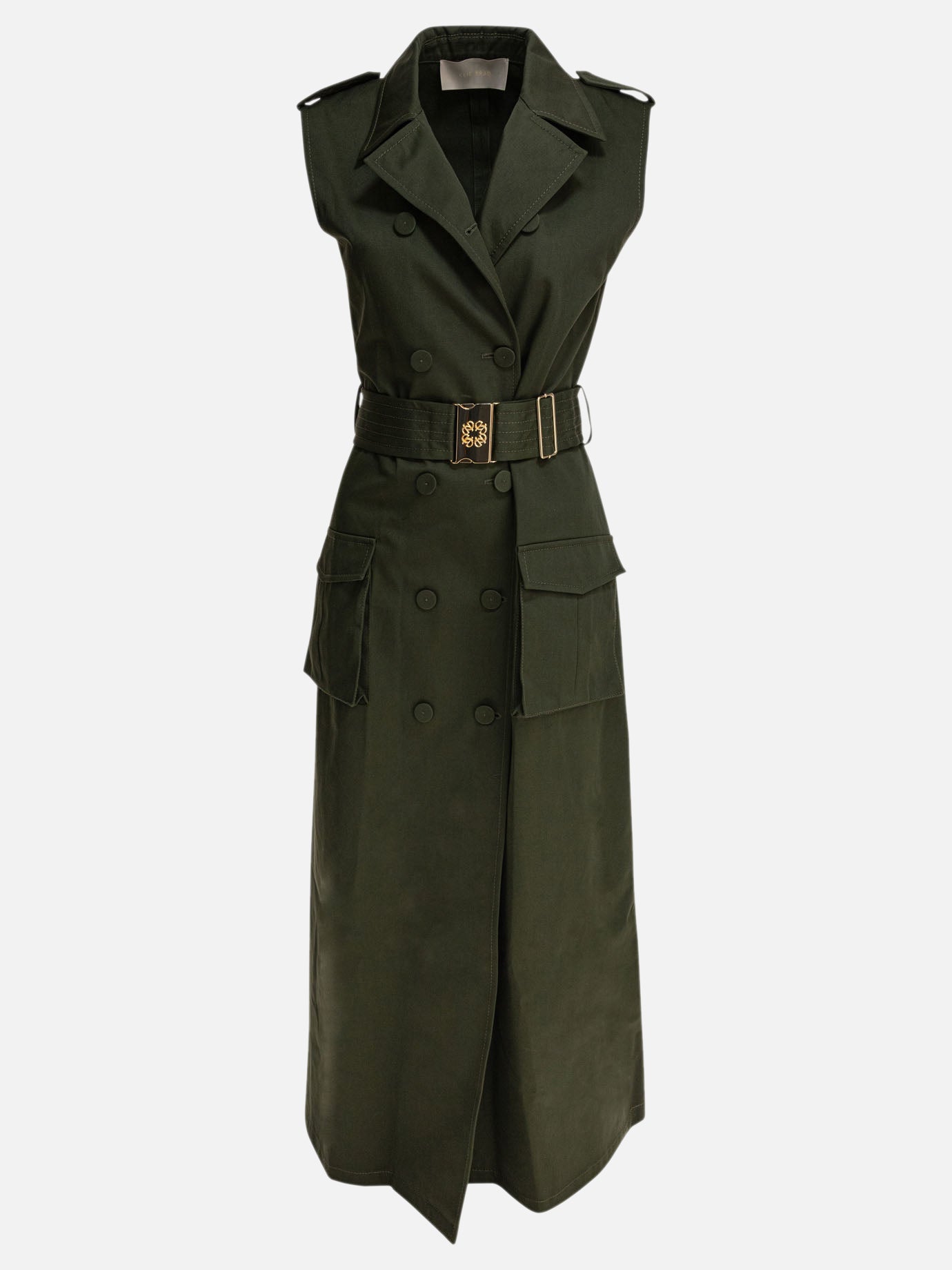 Midi dresses Solid colour  Green - Elie Saab Women | PDP | VIETTI Online Store | thumbnail