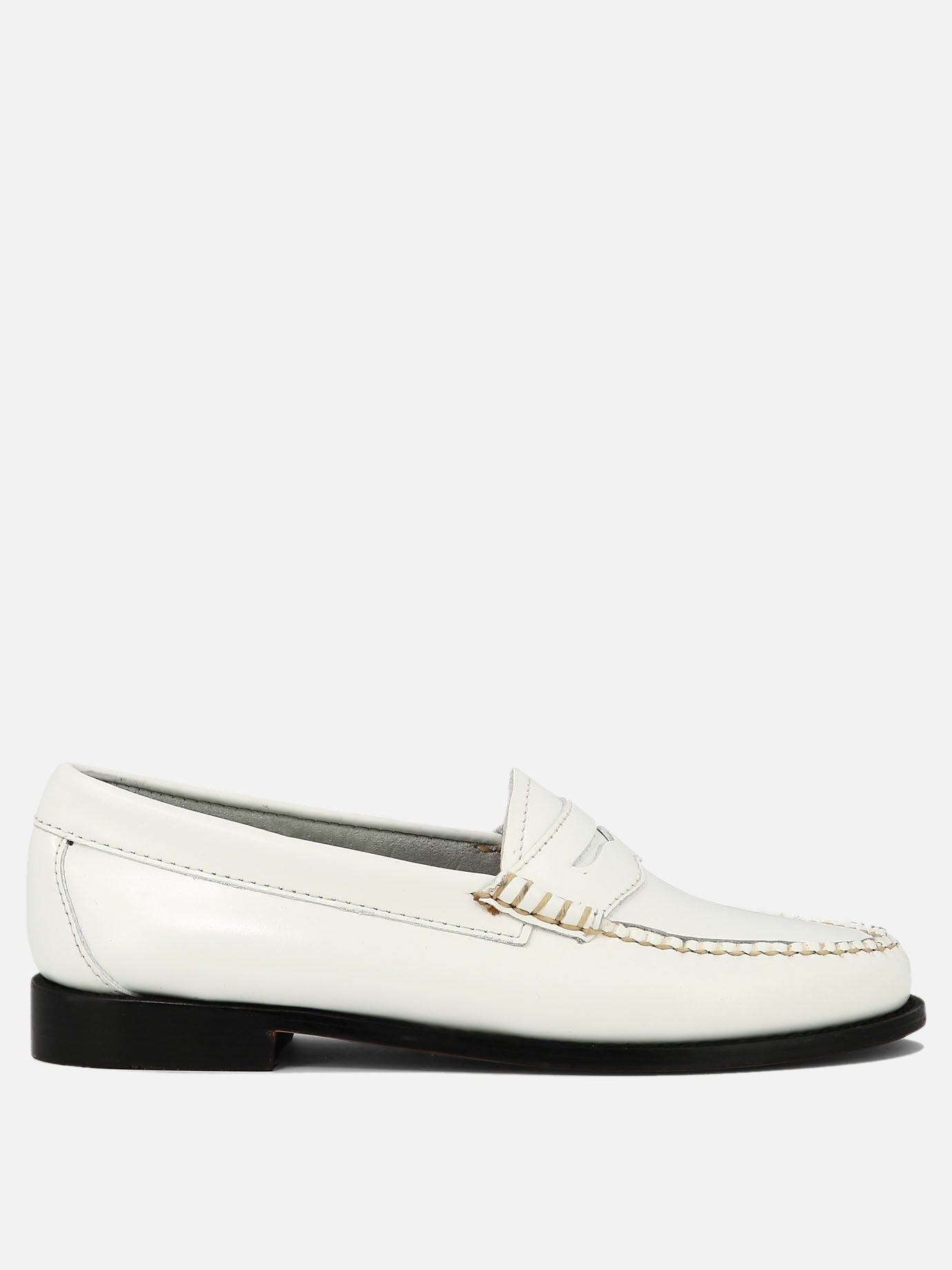 Loafers 100% leather - 80% leather 20% rubber  White - G.H. Bass &amp; Co. Women | PDP | VIETTI Online Store | thumbnail