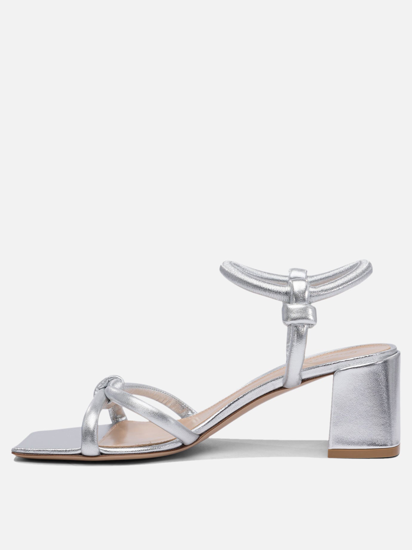 Heeled sandals 100% leather - 100% leather  Silver - Gianvito Rossi Women | PDP | VIETTI Online Store | Zoom-Modal_3
