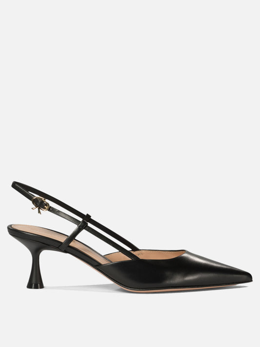 Gianvito Rossi "Ascent 55" slingback Black