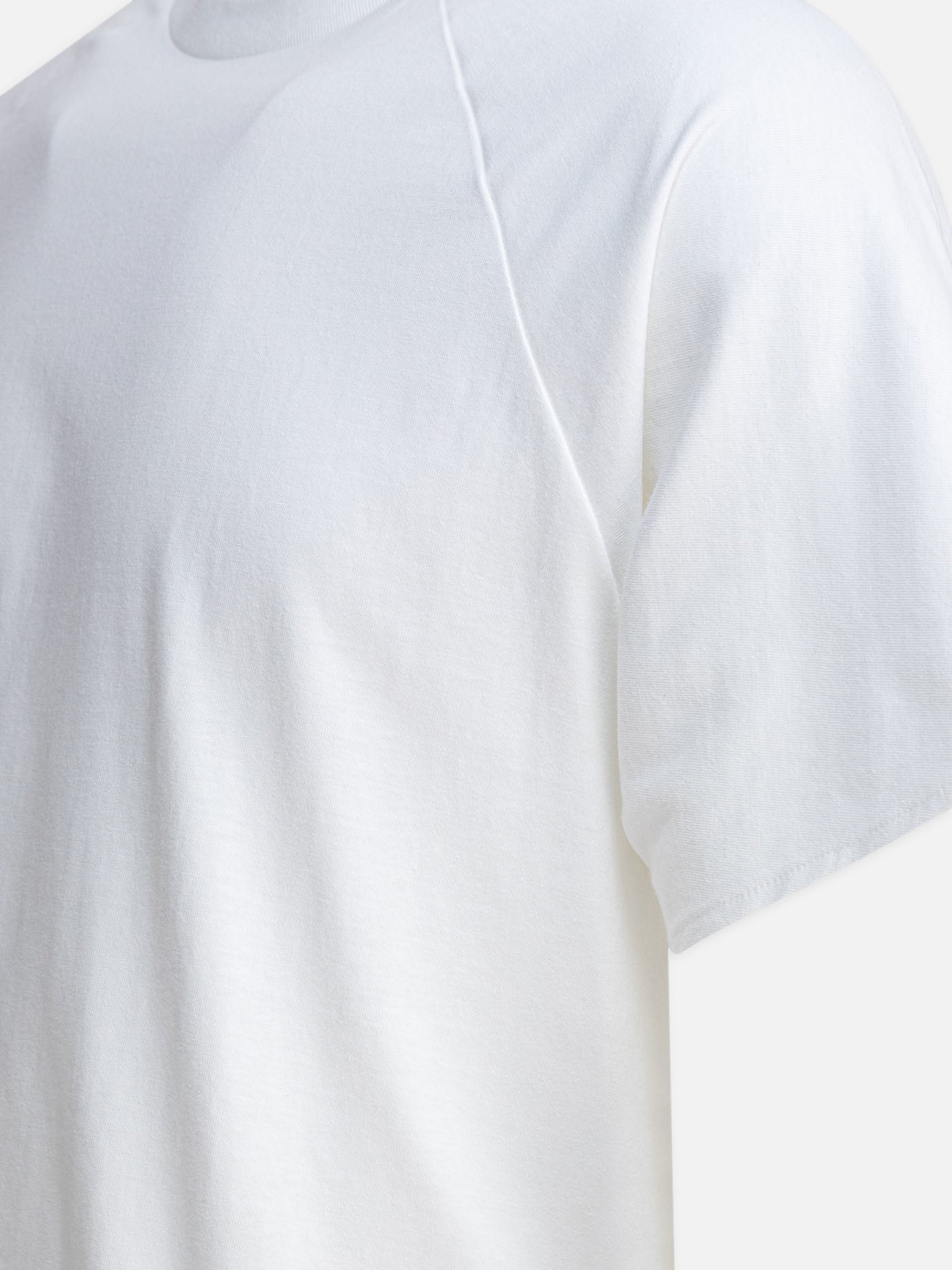 Crewneck t-shirts Solid colour  White - Goldwin Men | PDP | VIETTI Online Store | Zoom-Modal_4
