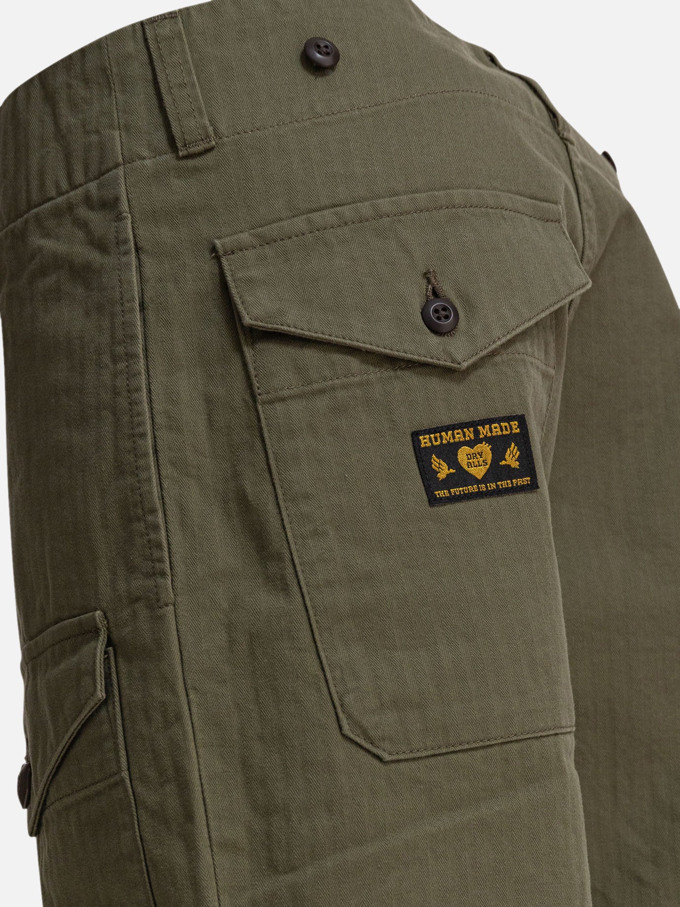 Cargo & parachute trousers Solid colour  Green - Human Made Men | PDP | VIETTI Online Store | thumbnail_4
