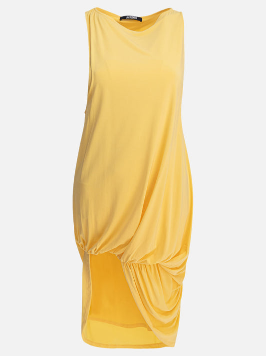 Jacquemus "Peplo" mini dress 19434743_M Yellow 1