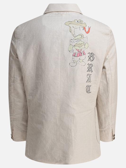 KAPITAL "BEERpt" blazer jacket 29482235_3 Beige 2