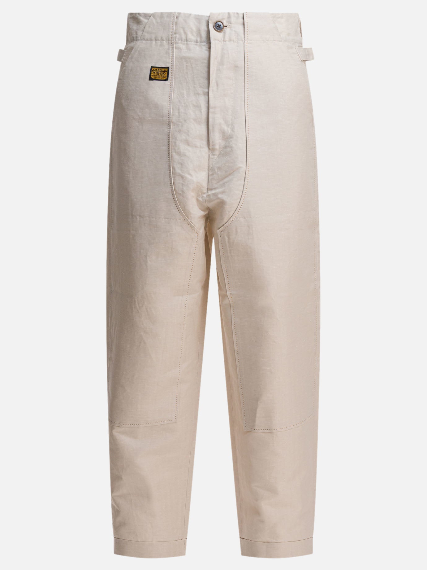 KAPITAL Linen and cotton trousers 25582776_3 Beige thumbnail_1