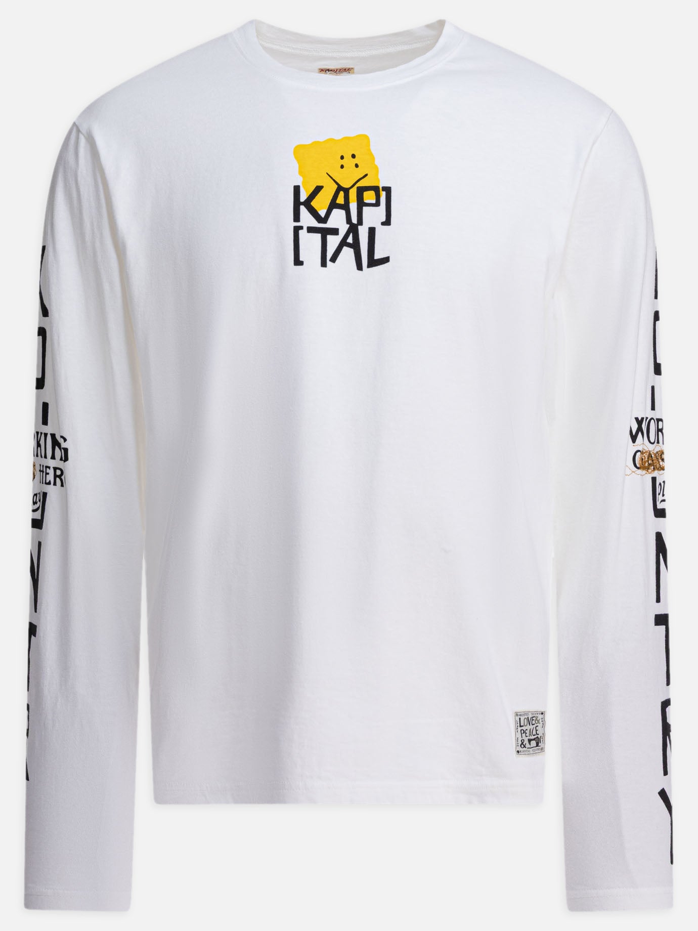 Crewneck t-shirts Print  White - KAPITAL Men | PDP | VIETTI Online Store | thumbnail