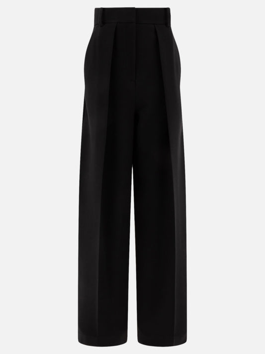Khaite Wide-leg pants 15434439_4 Black 1