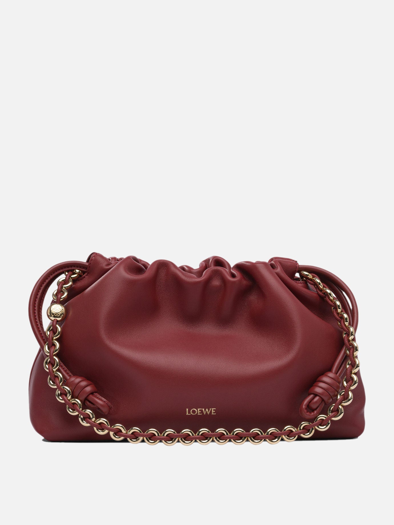 Pouch 100% calf leather  Bordeaux - Loewe Women | PDP | VIETTI Online Store | thumbnail