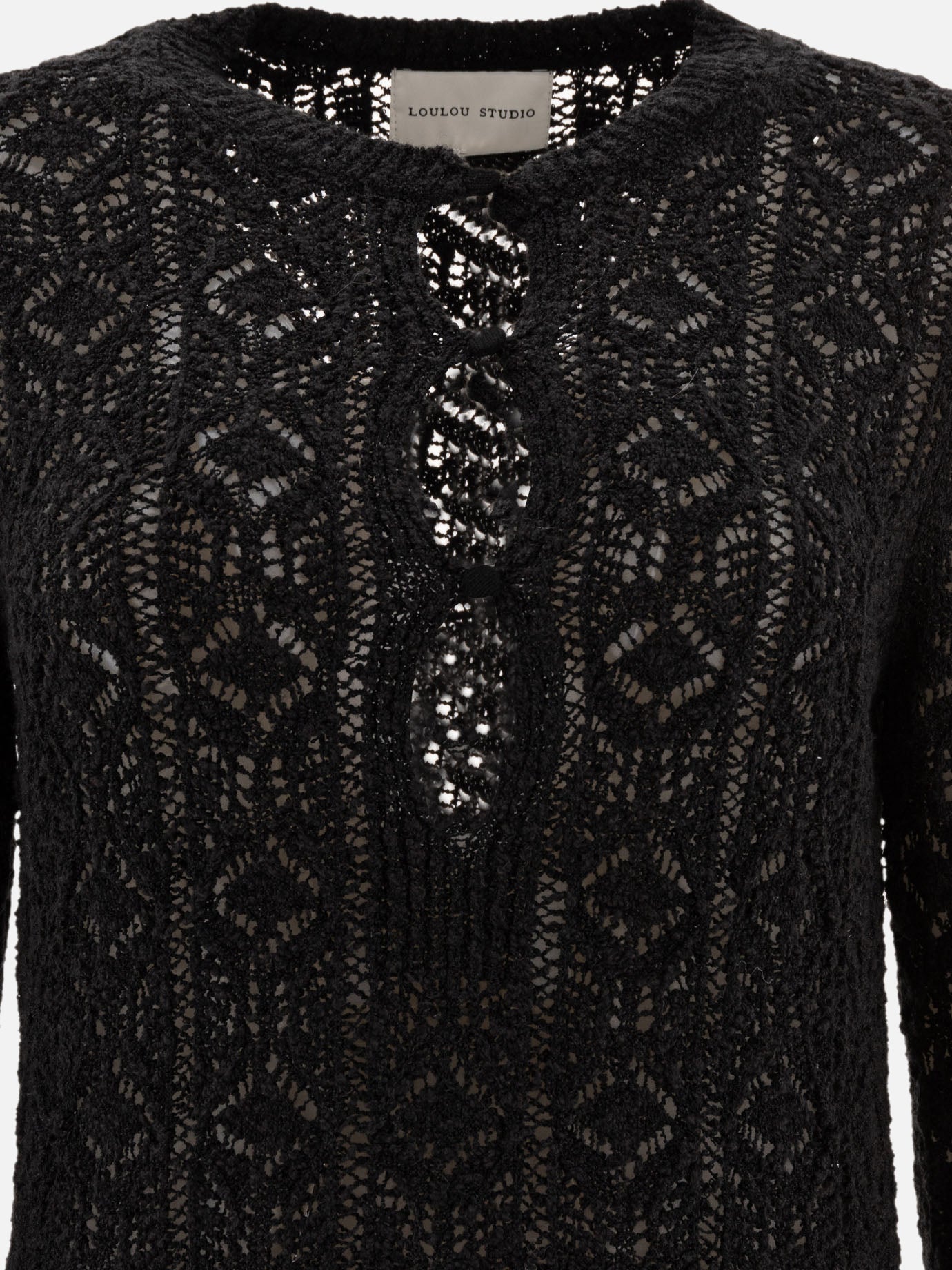 Mini dresses Embroidered  Black - Loulou Studio Women | PDP | VIETTI Online Store | Zoom-Modal_3
