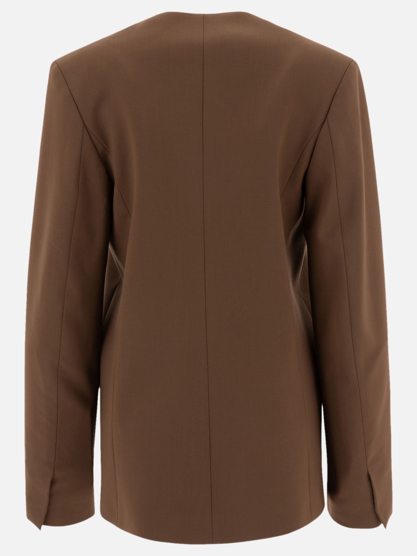 Blazers Solid colour  Brown - Loulou Studio Women | PDP | VIETTI Online Store | Zoom-Modal_2

