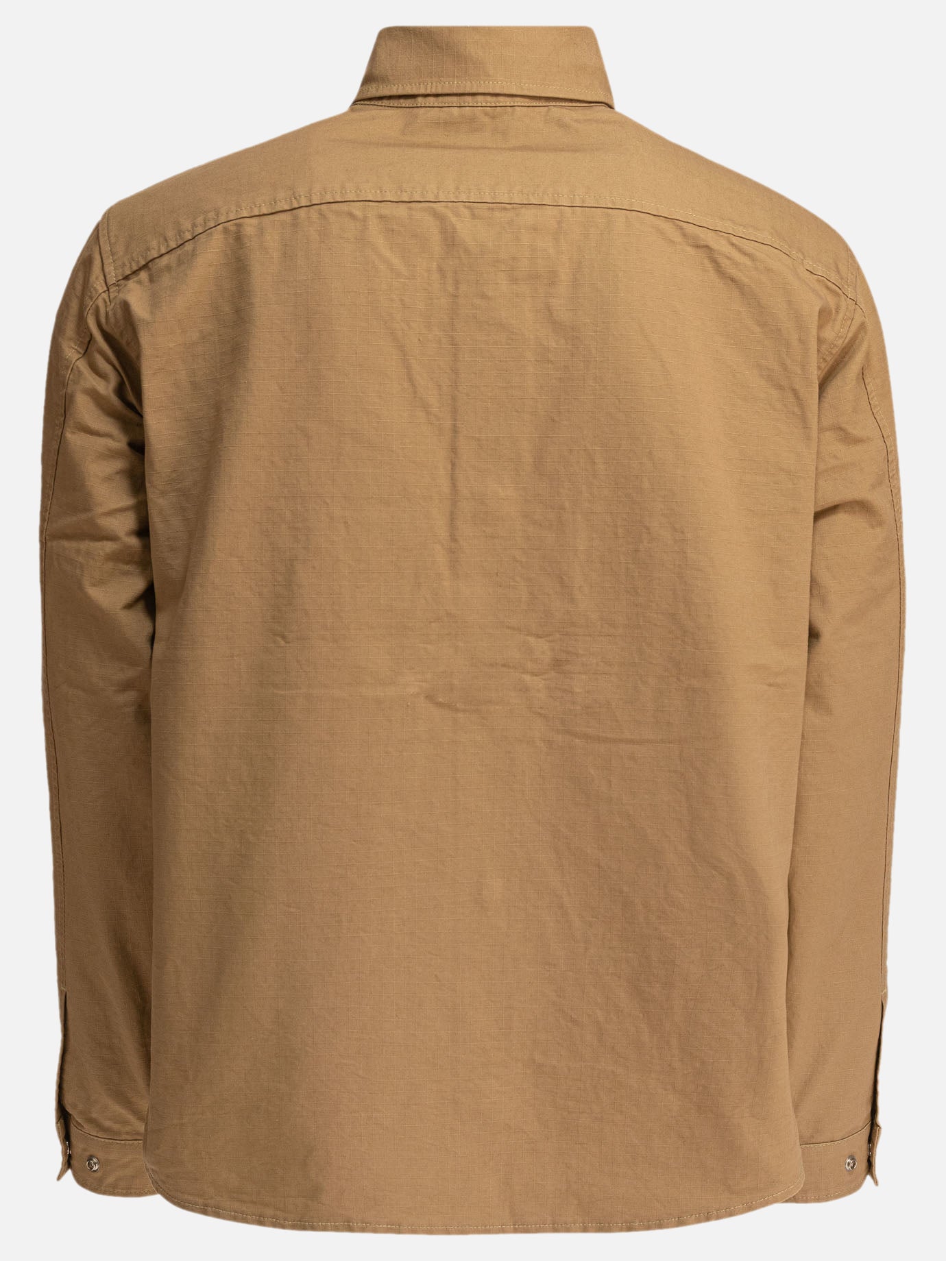 Overshirt jackets Solid colour  Brown - Manifattura Ceccarelli Men | PDP | VIETTI Online Store | Zoom-Modal_2
