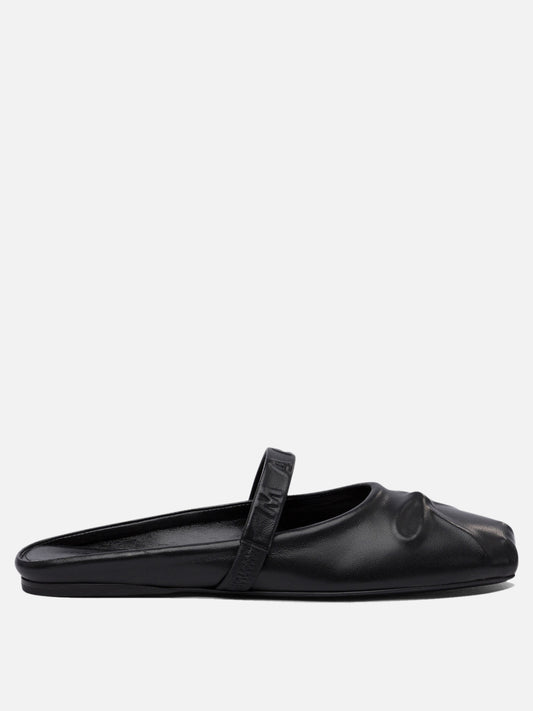 Mary Jane ballet flats 100% leather - 80% leather 20% rubber  Black - Marni Women | PLP | VIETTI Online Store 
