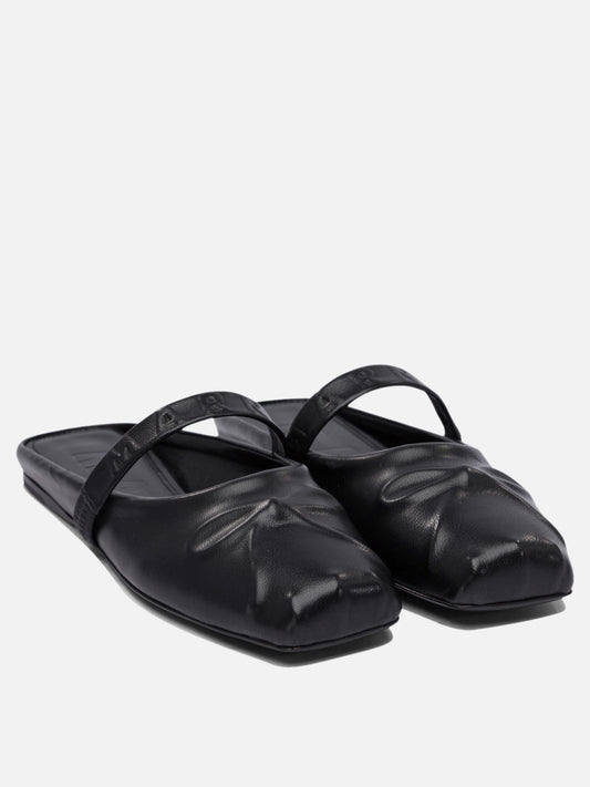 Mary Jane ballet flats 100% leather - 80% leather 20% rubber  Black - Marni Women | PLP | VIETTI Online Store | 2
