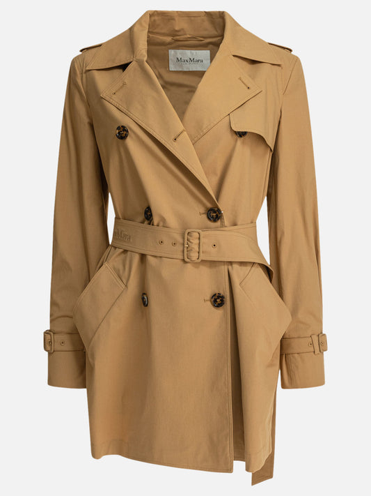 Raincoats & Trench coats Solid colour  Beige - Max Mara Women | PLP | VIETTI Online Store 
