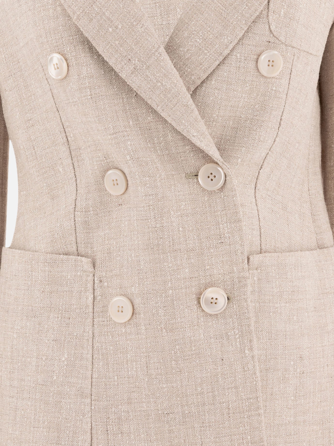 Blazers Solid colour  Beige - Max Mara Women | PDP | VIETTI Online Store | thumbnail_3