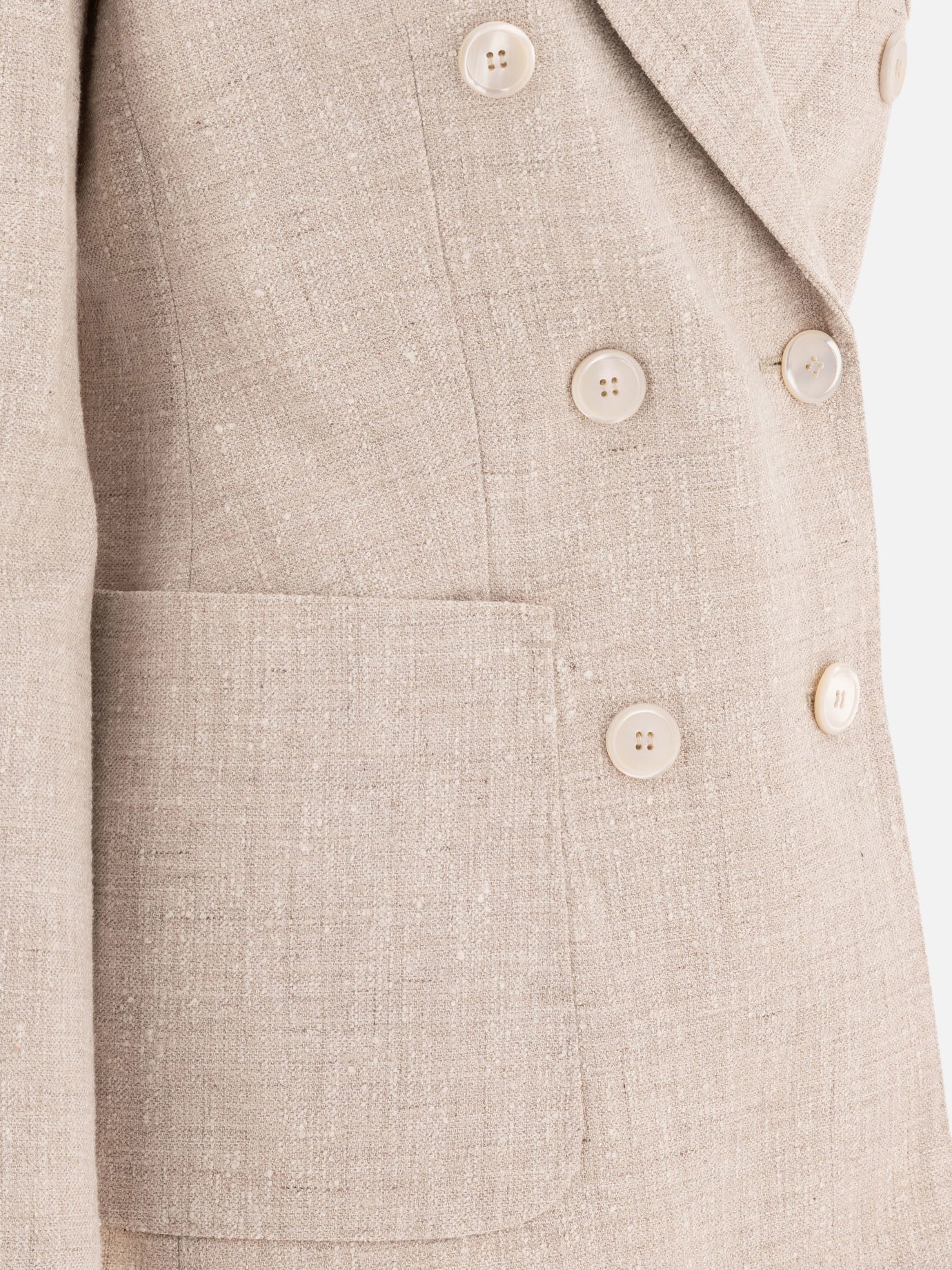 Blazers Solid colour  Beige - Max Mara Women | PDP | VIETTI Online Store | thumbnail_4