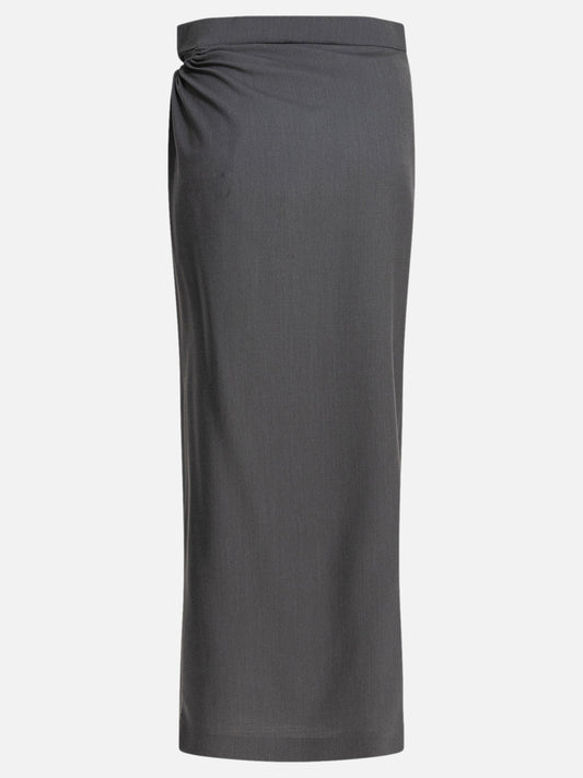 Long skirts Solid colour  Grey - Max Mara Women | PLP | VIETTI Online Store | 2
