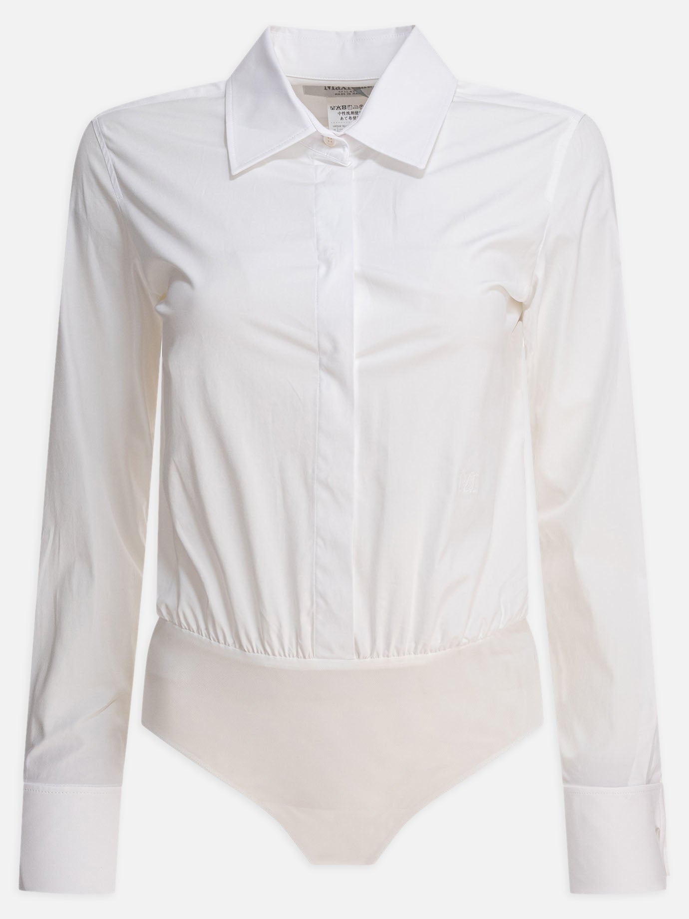 Max Mara Chemisier bodysuits 15857498_38 White thumbnail_1