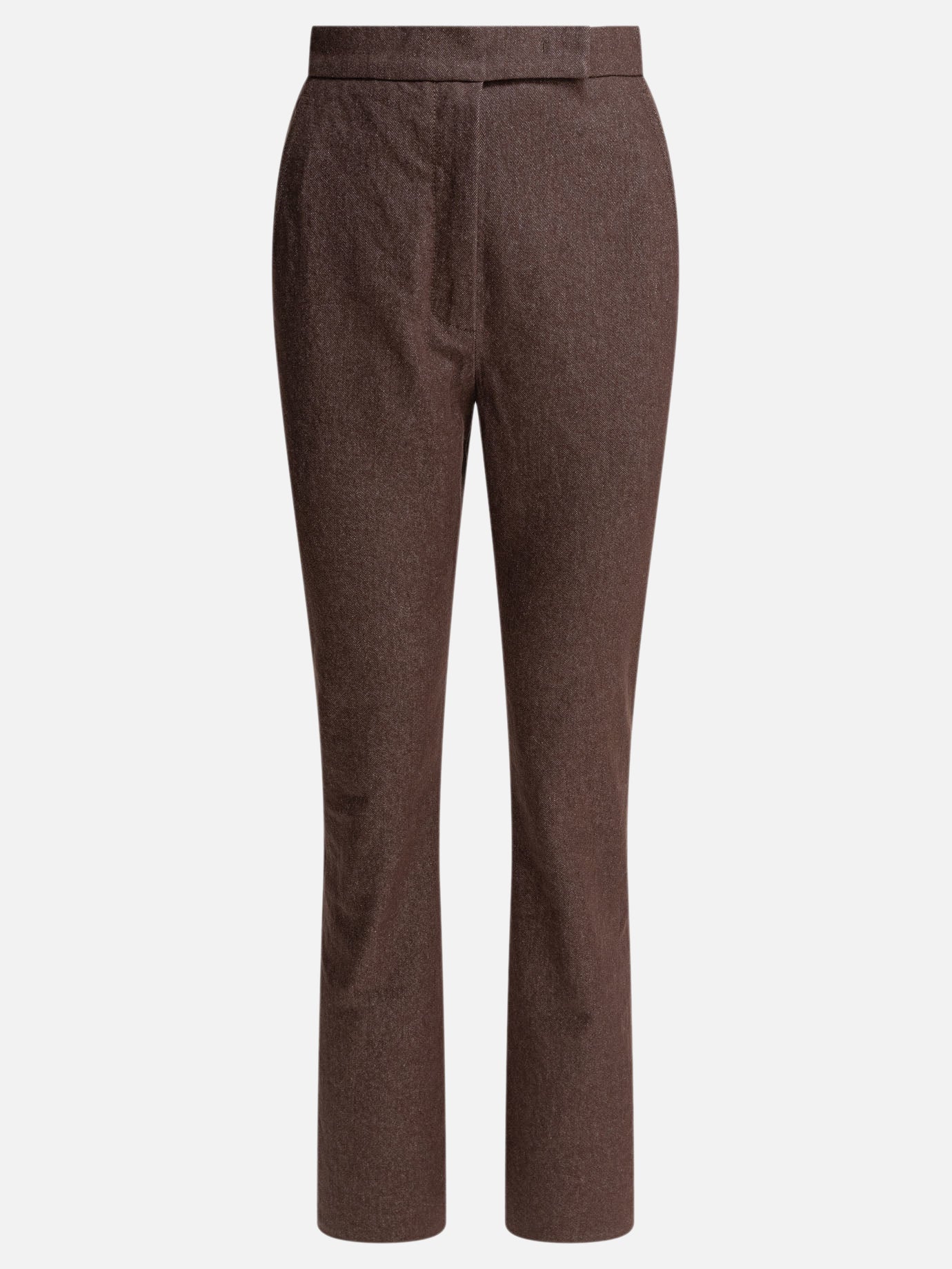 Leisure trousers Solid colour  Brown - Max Mara Women | PDP | VIETTI Online Store | thumbnail