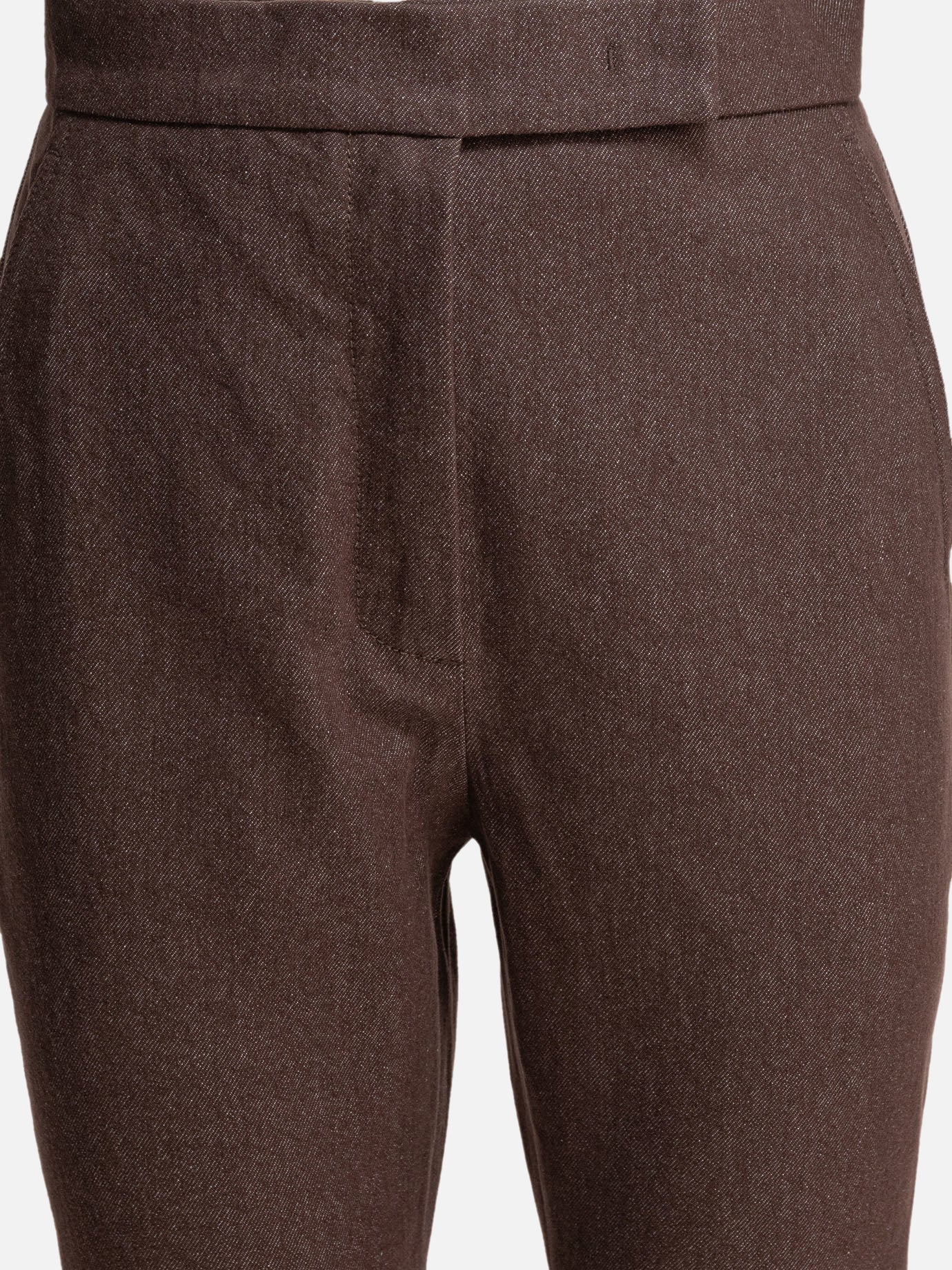 Leisure trousers Solid colour  Brown - Max Mara Women | PDP | VIETTI Online Store | Zoom-Modal_3
