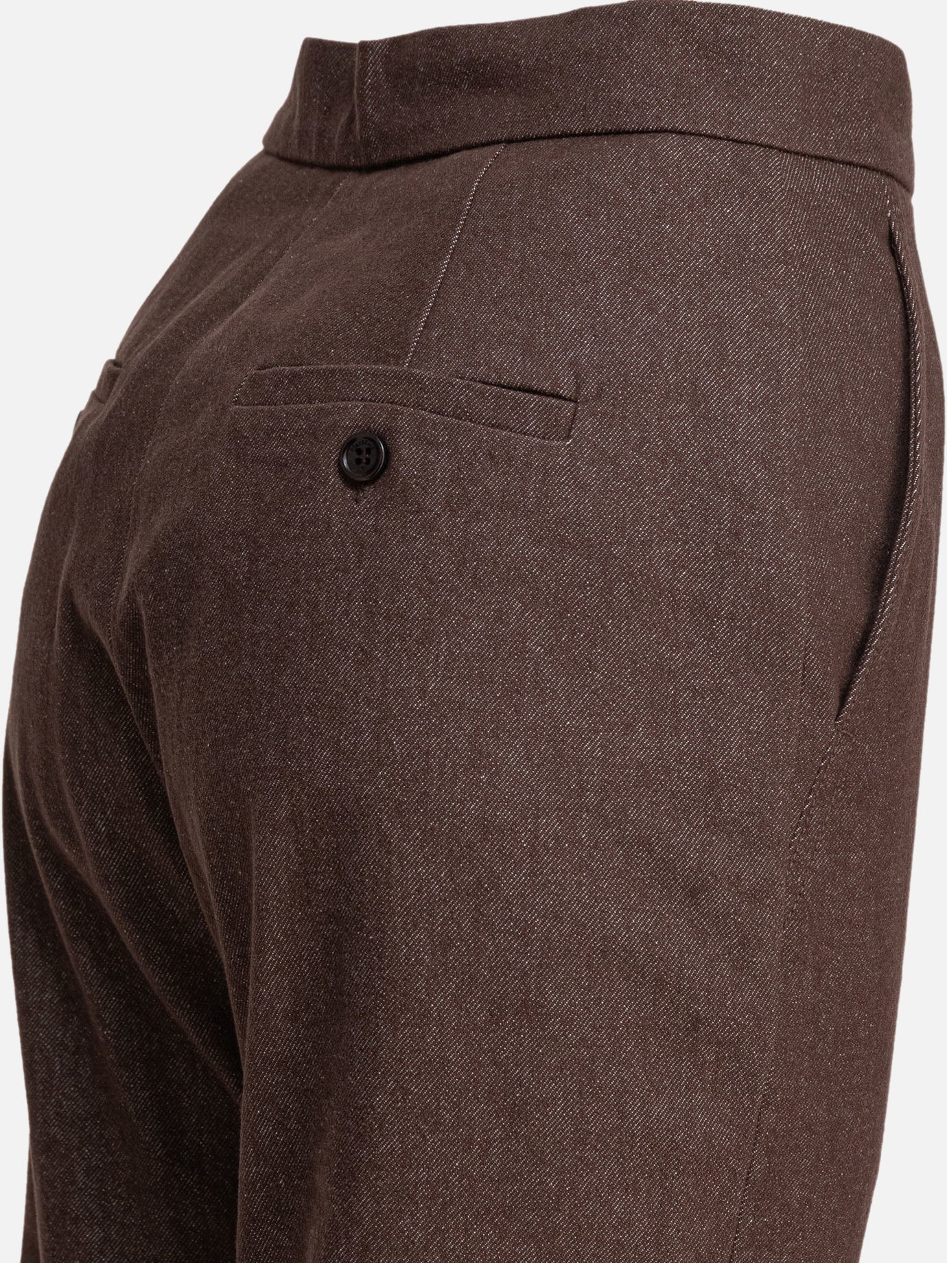 Leisure trousers Solid colour  Brown - Max Mara Women | PDP | VIETTI Online Store | Zoom-Modal_4

