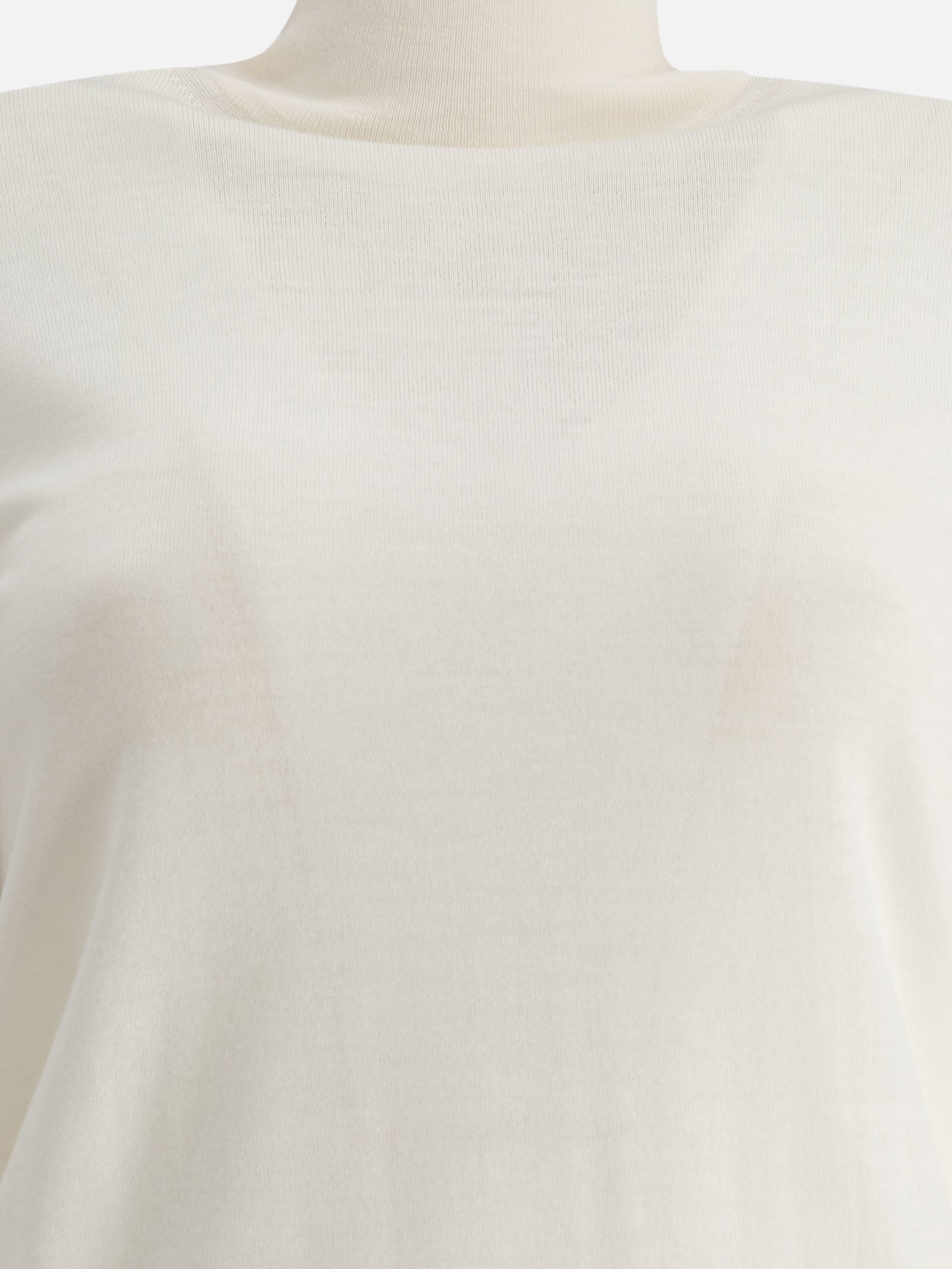 Turtleneck sweaters Solid colour  White - Max Mara Women | PDP | VIETTI Online Store | thumbnail_3