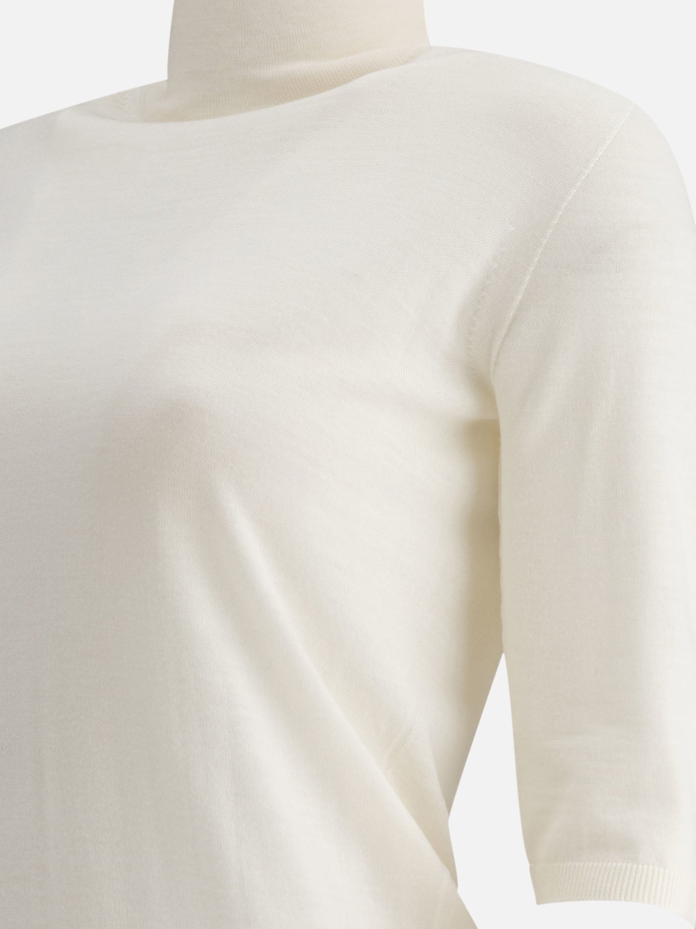 Turtleneck sweaters Solid colour  White - Max Mara Women | PDP | VIETTI Online Store | thumbnail_4