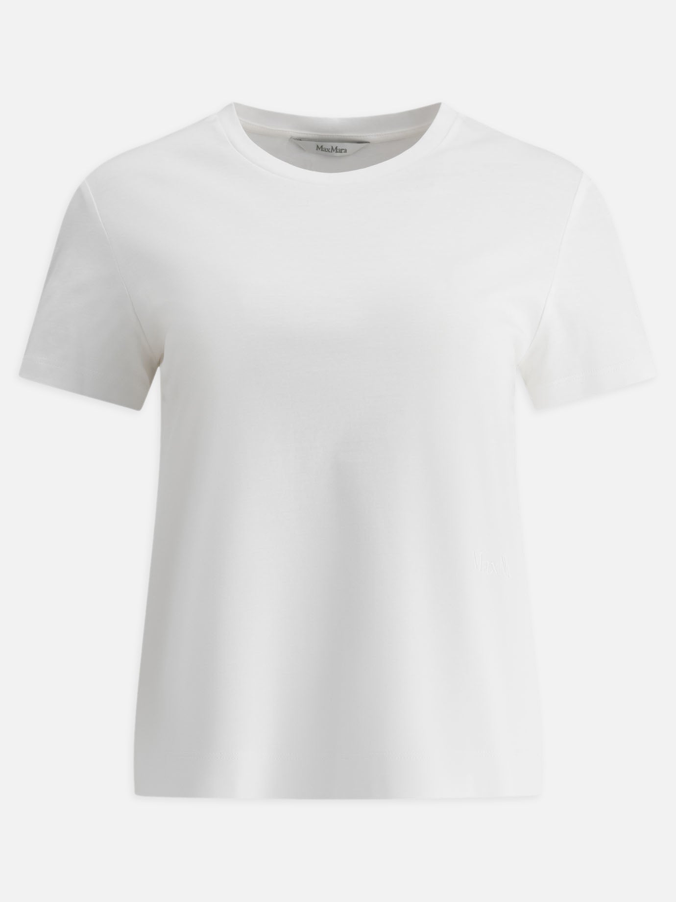 Crewneck t-shirts Solid colour  White - Max Mara Women | PDP | VIETTI Online Store | Zoom-Modal
