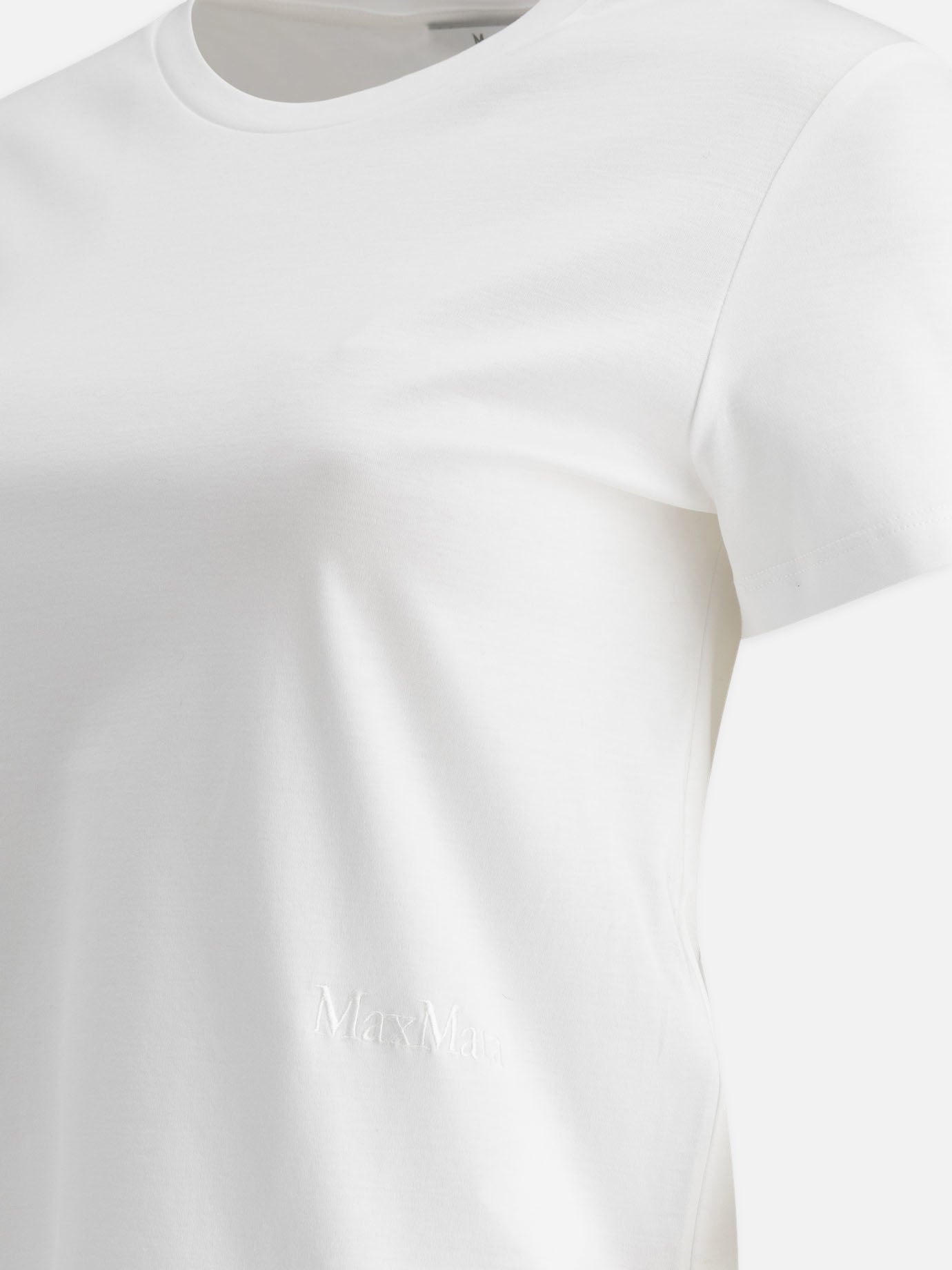 Crewneck t-shirts Solid colour  White - Max Mara Women | PDP | VIETTI Online Store | thumbnail_4